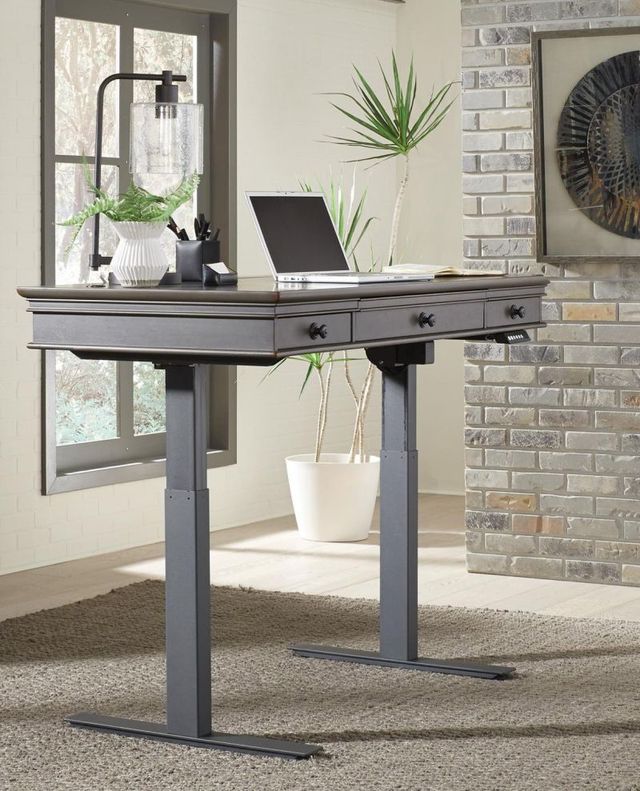 aspenhome® Oxford Peppercorn 60'' Lift Desk-1