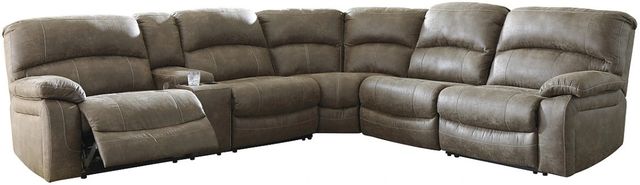 Benchcraft® Segburg 4-Piece Driftwood Power Reclining Sectional-0