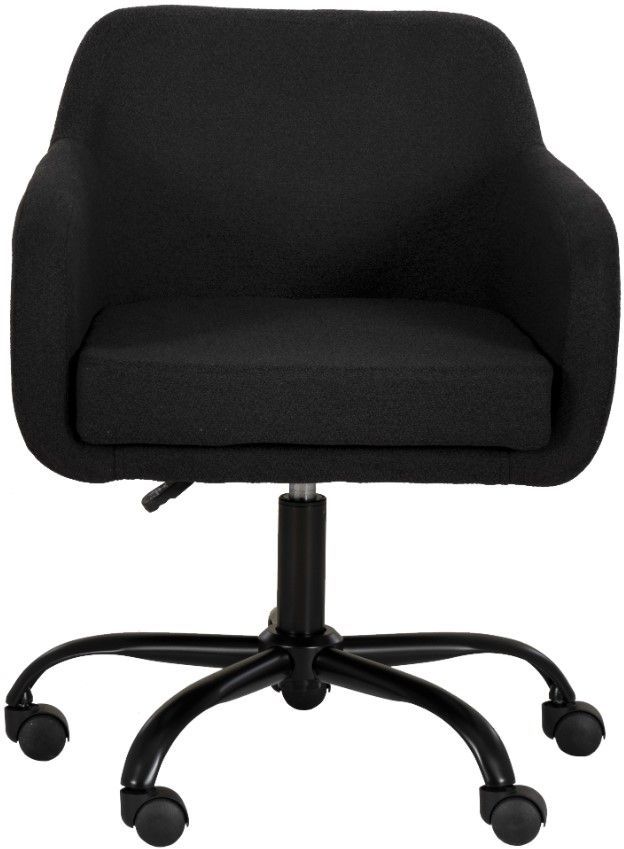 Linon Coco Black Office Chair-2