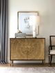 American Drew® Vantage Norwalk Satin Gold/Walnut Door Chest-1