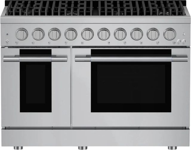Hauslane HausPro 48" Stainless Steel Pro-Style Gas Range with Stainless Steel Knobs-0