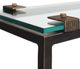 Uttermost® Averona Bronze Glass Top Accent Table-2