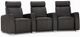 Jaymar 3 Piece Pony Black Gr. 10 Home Theater Sectional-3