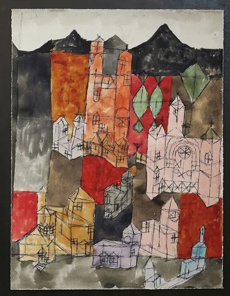 Stylecraft Abstract City Wall Art-2