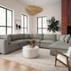 TOV Furniture Cali 7-Piece Slate Modular Sectional and Large Chaise-1