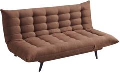 Milton Greens Stars Brown Multi-Functional Click Clack Plush Futon