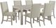 Elements International Eleanor 7-Piece White Dining Set-0