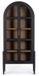 Four Hands Tolle Drifted Matte Black Cabinet-1