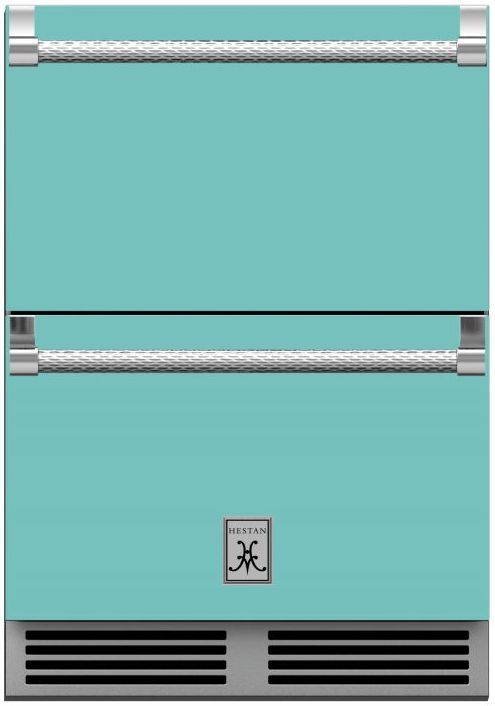 Hestan® GRR Series 24" 5.2 Cu. Ft. Turquoise Outdoor Refrigerator-0