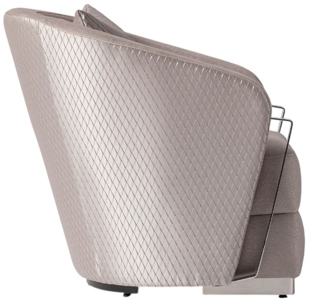 Michael Amini® Carmela Zinc/Silver Chair-3