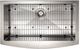 ZLINE Vail 33" Satin Stainless Steel Farmhouse Apron Mount Single Bowl Kitchen Sink with Bottom Grid-4