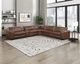 Homelegance® Sutton 6-Piece Brown Power Reclining Modular Sectional with Power Headrests and Charging Ports-1