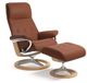 Stressless® by Ekornes® Sky Medium Signature Base Chair and Ottoman-0
