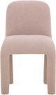 TOV Furniture Georgia Light Pink Chenille Dining Chair-3