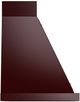 Ilve® Nostalgie II Noblesse 30" Burgundy Wall Mounted Range Hood with Burnished Trim-2