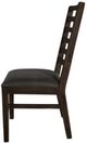 International Furniture Direct Balam Stained Dark Dining Side Chair-3