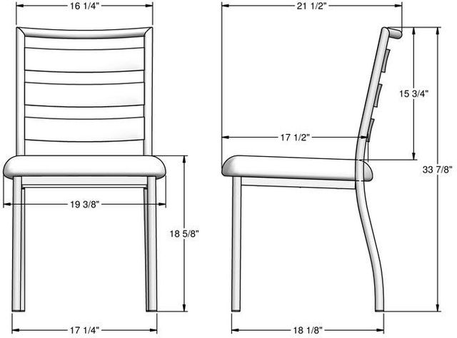 Amisco Customizable Tori Upholstered Dining Side Chair-2