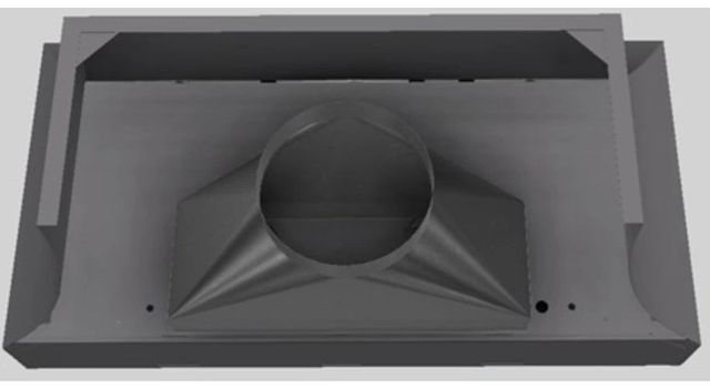 Vent-A-Hood® Designer Series 48" Gunsmoke Wall Mounted Range Hood-2