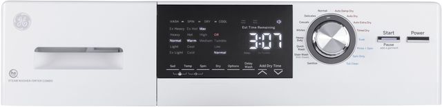 GE® 2.4 Cu. Ft. White on White Front Load Washer/Condenser Dryer Combo-1