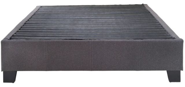 Legends Home Modern Dark Slate Gray Queen Upholstered Panel Bed-1