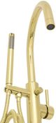 ZLINE Autograph Edition Emerald Bay Polished Gold Bath Tub Filler with Hand Shower-1