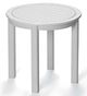 Telescope Casual Marine Grade Polymer Top 21" Round Deluxe End Table-0