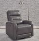 Liberty Furniture Rosslyn York Charcoal Leather Power Swivel Glider Recliner-2