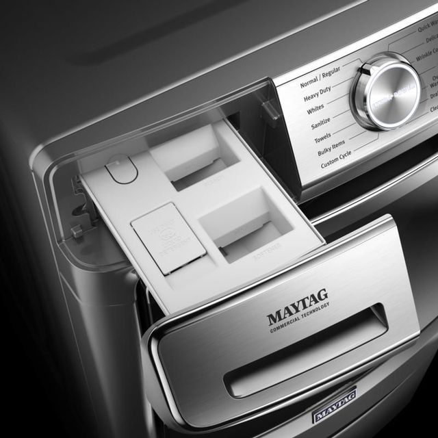 Maytag® 5.0 Cu. Ft. Metallic Slate Front Load Washer-5