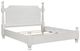 Signature Design by Ashley® Rowlenstown Antique White California King Poster Bed-0