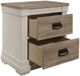 Mazin Furniture Arcadia White & Weathreed Gray Nightstand-2