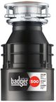 InSinkErator® Badger® 500 Plus 0.5 HP Continuous Feed Waterborne Grey Enamel Garbage Disposal-2