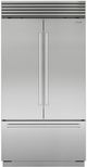 Sub-Zero® Classic 42" 24.7 Cu. Ft. Stainless Steel Smart French Door Refrigerator with Ice Maker-0
