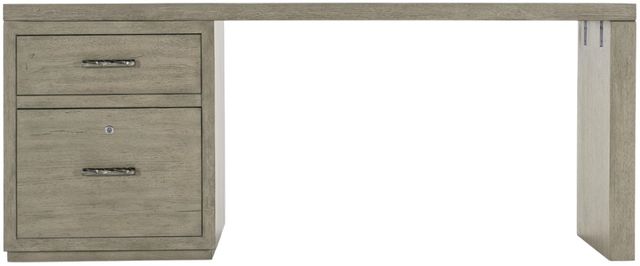 Hooker® Furniture Linville Falls Mink 72" Desk with Small File-2