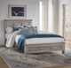 Daniel's Amish® Blue Ridge 4-Piece Distressed Painted Maple Queen Panel Bed Set-1