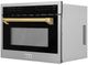 ZLINE Autograph Edition 1.6 Cu. Ft. Fingerprint Resistant Satin Stainless Steel Electric Speed Oven-1