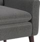 Elements International Hawk Espresso/Gray Accent Arm Chair-1