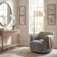 Uttermost® Ansel Blue/Blush/Sage Swivel Chair-1