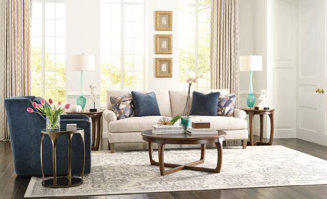Hammary® Cartwright Hudson Brown Round Coffee Table-1