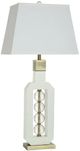 StyleCraft Norman Wyatt Home Wilma Gold/White Poly Table Lamp-0