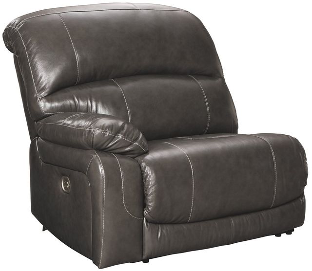 Signature Design by Ashley® Hallstrung 6-Piece Gray Power Reclining Right-Arm Facing Sectional and Chaise-1