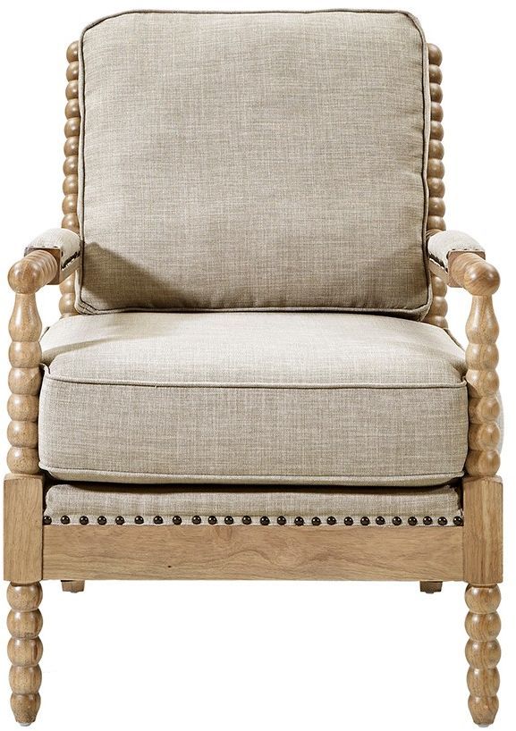 Olliix by Madison Park Taupe Donohue Accent Chair-0
