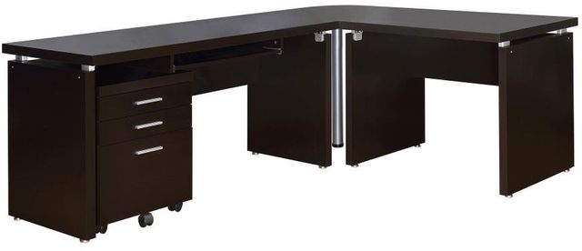 Coaster® Skylar 4-Piece Cappuccino Desk Set-0