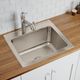 Elkay Lustertone® Classic Lustrous Satin 25" x 22" x 12-1/8" 4-Hole Single Bowl Drop-In Sink-2