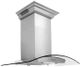 ZLINE 36" Stainless Steel Wall Mounted Range Hood with CrownSound® Bluetooth Speakers-1