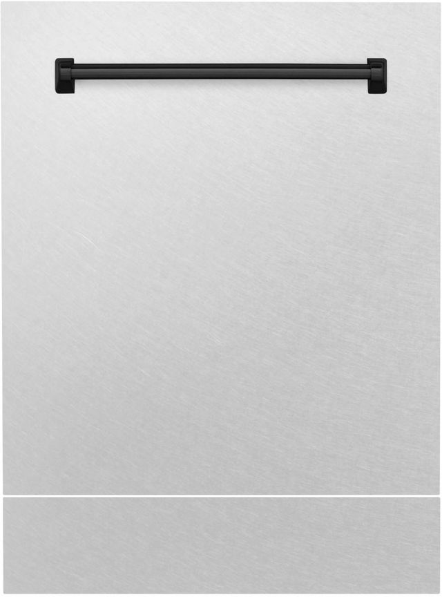 ZLINE Autograph Edition Tallac 24" Fingerprint Resistant Satin Stainless Steel Dishwasher Panel-1