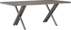 Millennium® by Ashley Krystanza Weathered Gray Dining Table