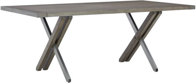 Millennium® by Ashley Krystanza Weathered Gray Dining Table-0