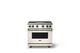 Viking® 7 Series 36" Pure White Pro Style Liquid Propane Gas Range with Griddle-0