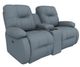 Best® Home Furnishings Customizable Brinley Power Tilt Headrest Space Saver® Reclining Console Loveseat-0