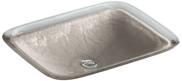 Kohler Inia® Opaque Doe 20.75" Rectangular Drop-In Bathroom Sink, No Overflow-0